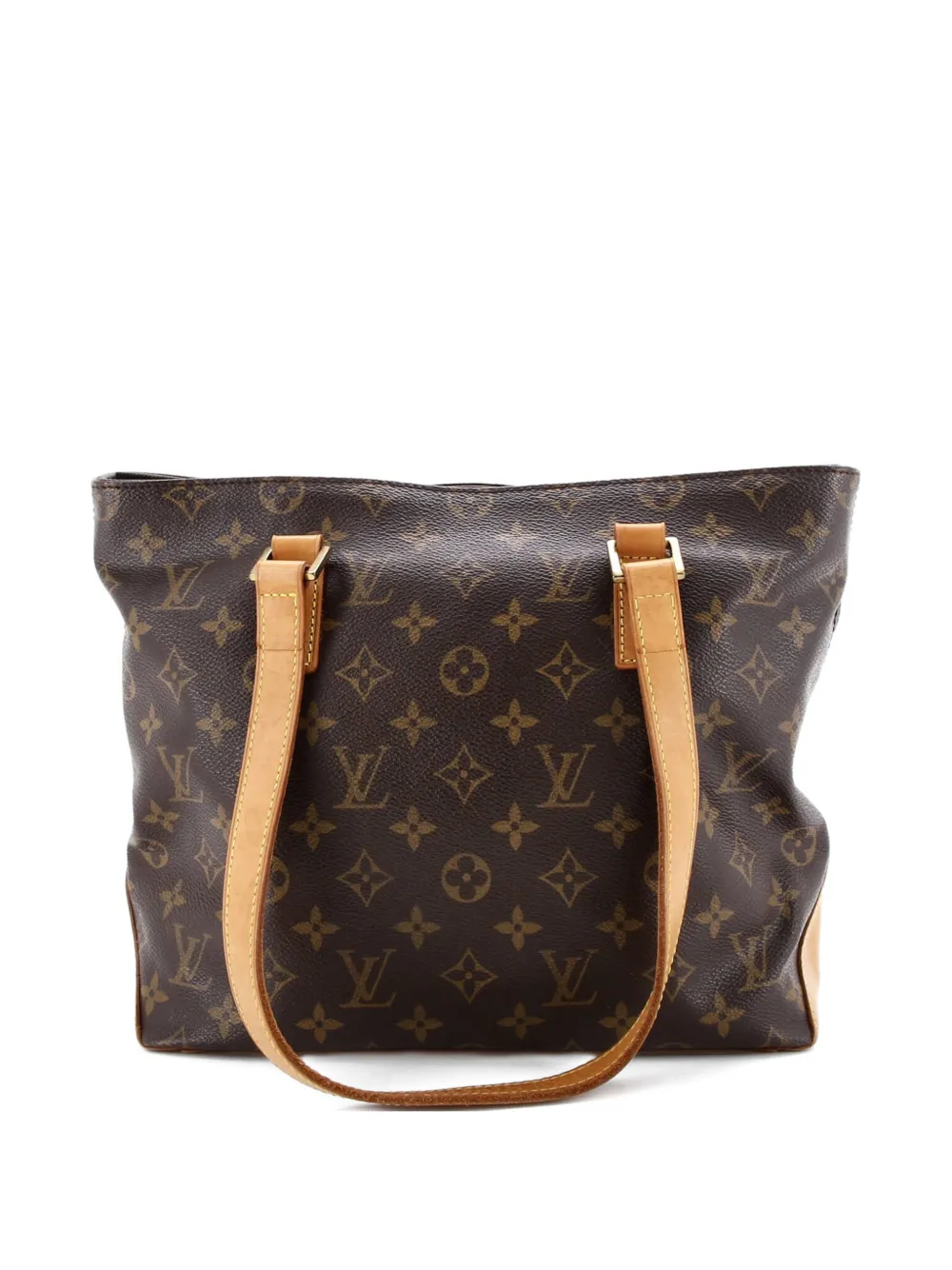 Pre-owned Louis Vuitton Cabas Piano Monogram Canvas Tote Bag In Brown