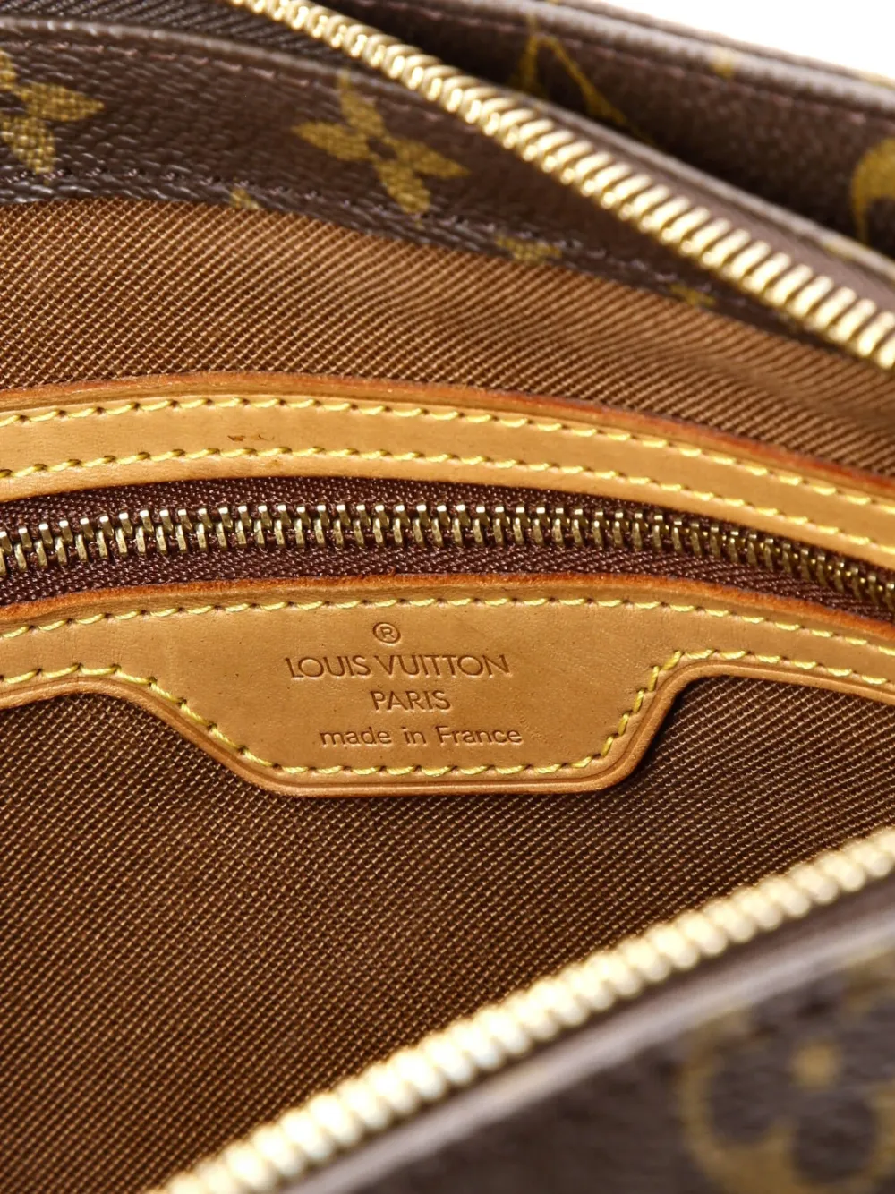 Pre-owned Louis Vuitton Cabas Piano Monogram Canvas Tote Bag In Brown