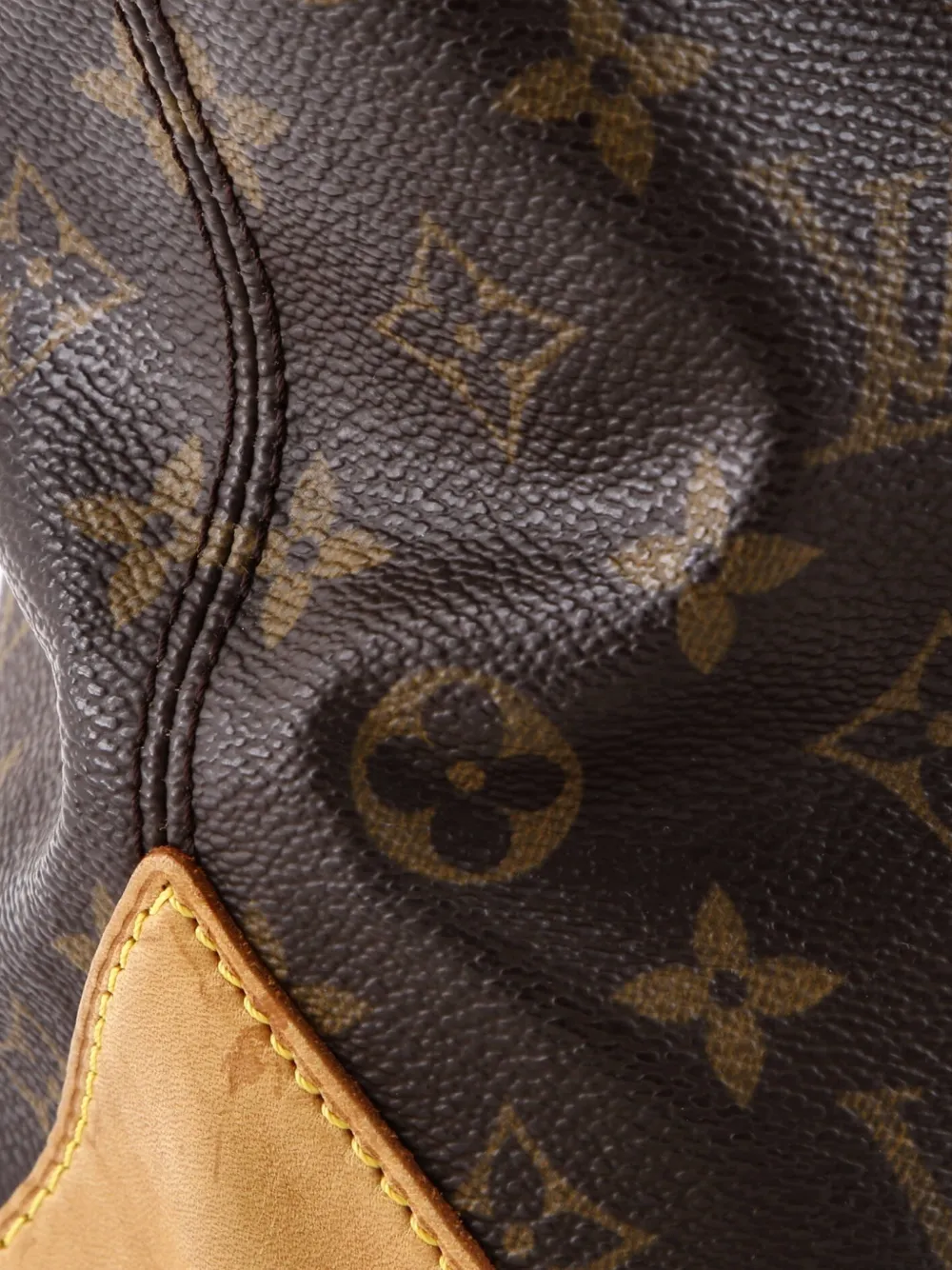 Pre-owned Louis Vuitton Cabas Piano Monogram Canvas Tote Bag In Brown