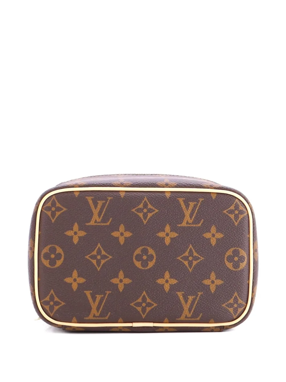 LOUIS VUITTON Pre-owned Nice Vanity Case Monogram Canvas Mini Pouch In Brown