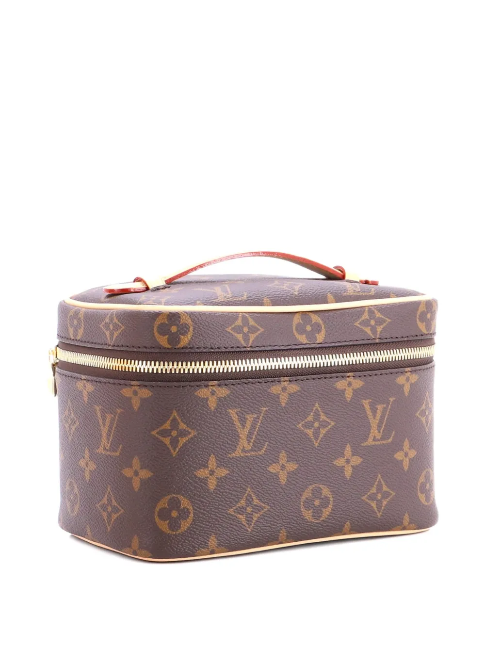 LOUIS VUITTON Pre-owned Nice Vanity Case Monogram Canvas Mini Pouch In Brown