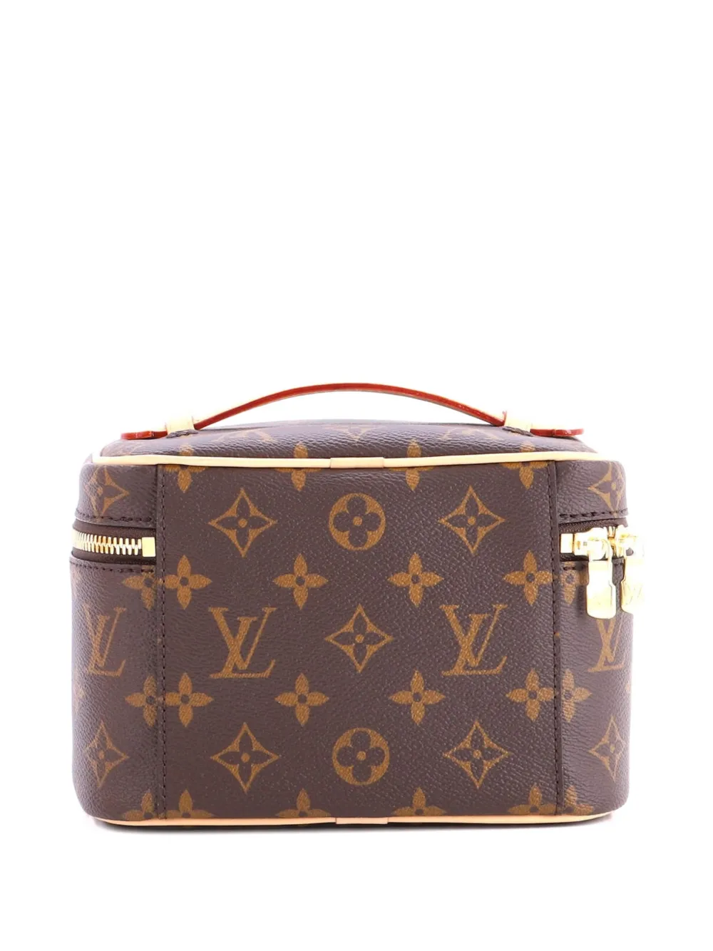 LOUIS VUITTON Pre-owned Nice Vanity Case Monogram Canvas Mini Pouch In Brown