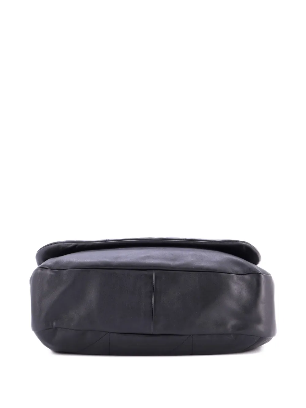 Pre-owned Saint Laurent Jamie 4.3 Quilted Leather Large Shoulder Bag In Black