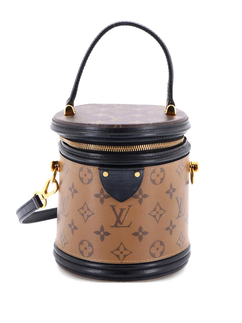 Louis Vuitton Pre-Owned Cannes Handbag Reverse Monogram Canvas satchel - Marrone