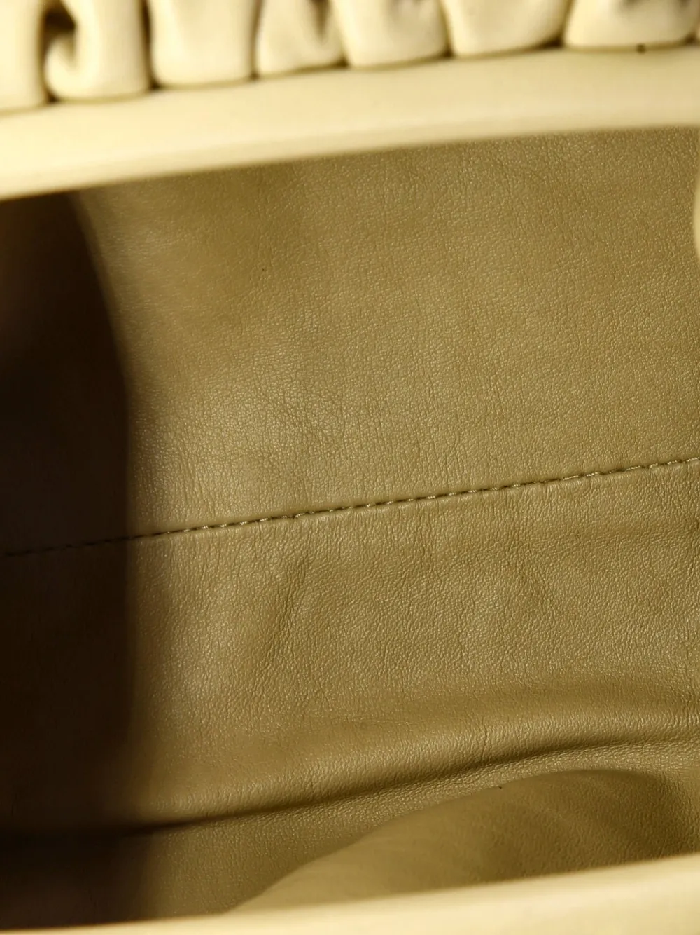 BOTTEGA VENETA Pre-owned The Pouch Leather Mini Crossbody Bag In Neutral