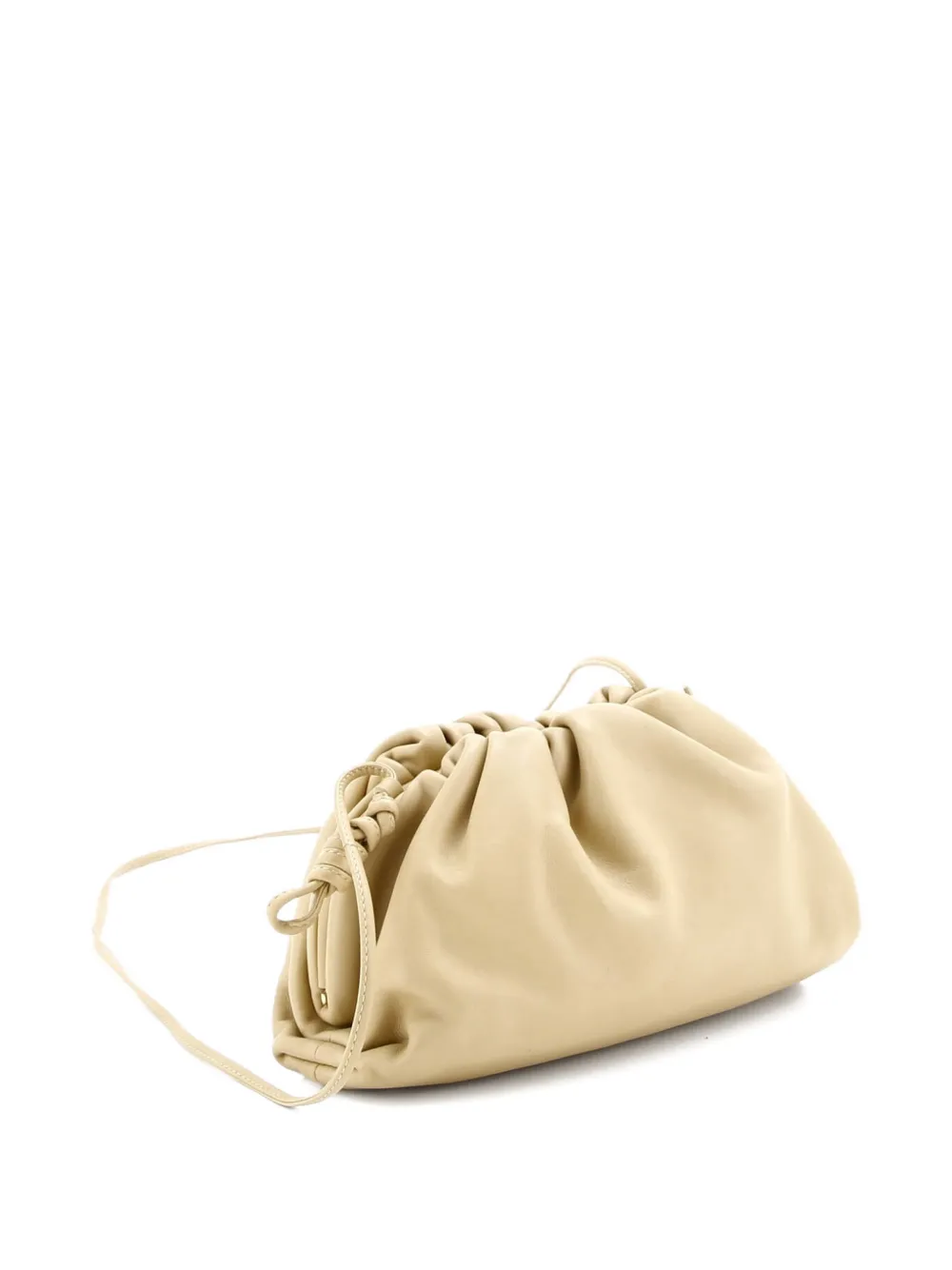 BOTTEGA VENETA Pre-owned The Pouch Leather Mini Crossbody Bag In Neutral