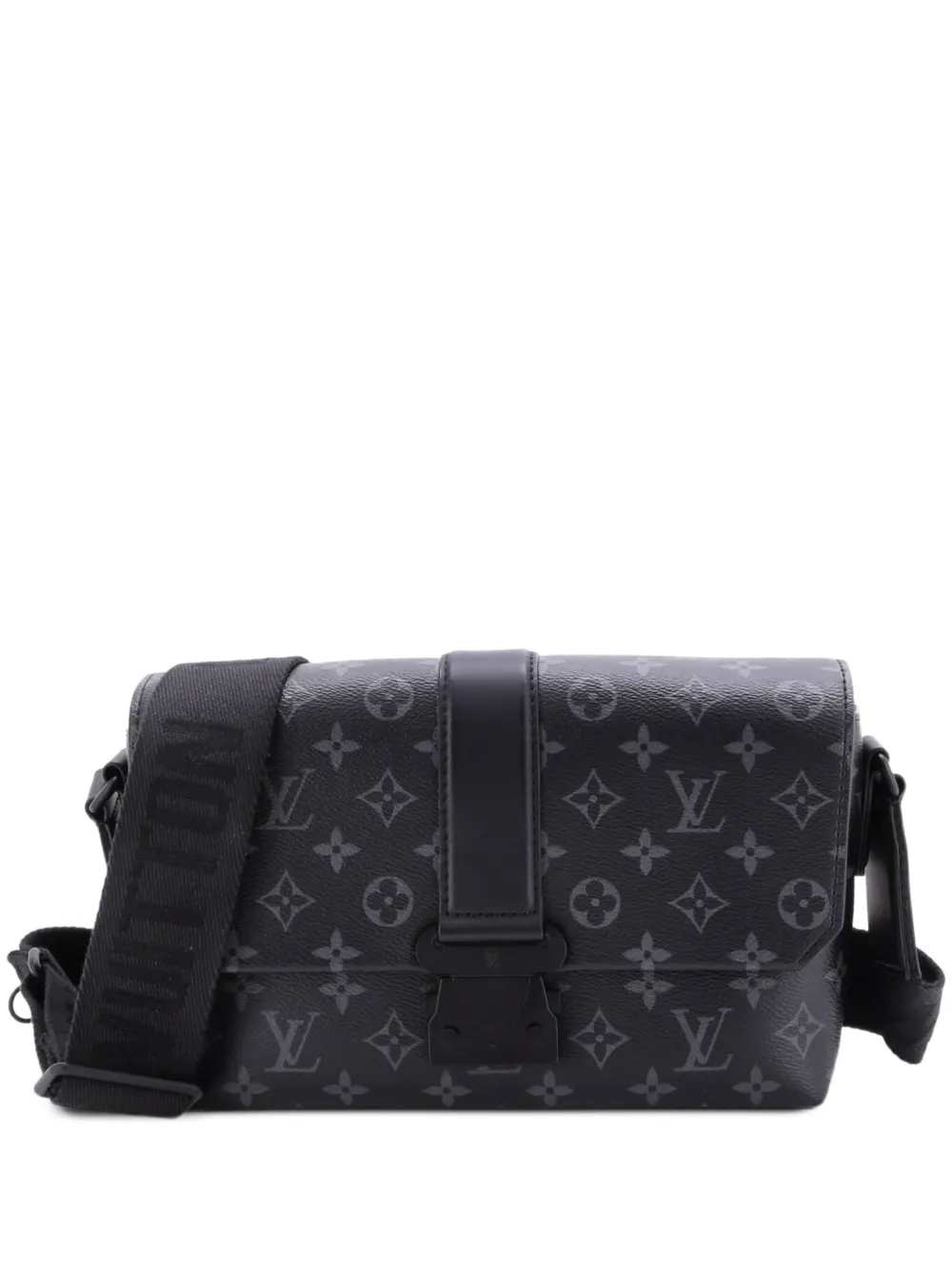 Louis Vuitton Pre-Owned S-Cape Messenger Bag Monogram Eclipse Canvas crossbody bag - Nero