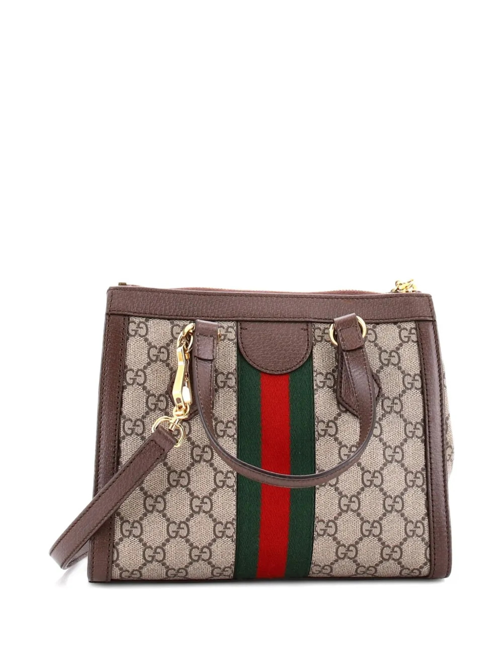 Gucci Pre-Owned Ophidia Top Handle GG Coated Canvas with Leather Small tote bag | Estilos de archivo | Image 2