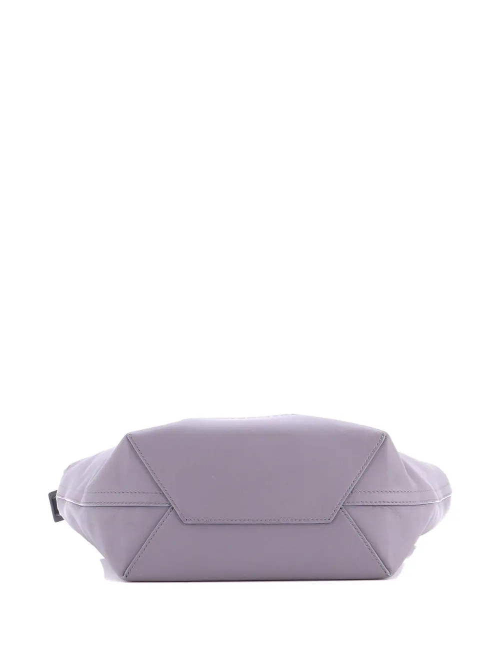 Pre-owned Balenciaga Megazip Leather Small Tote Bag In Gray