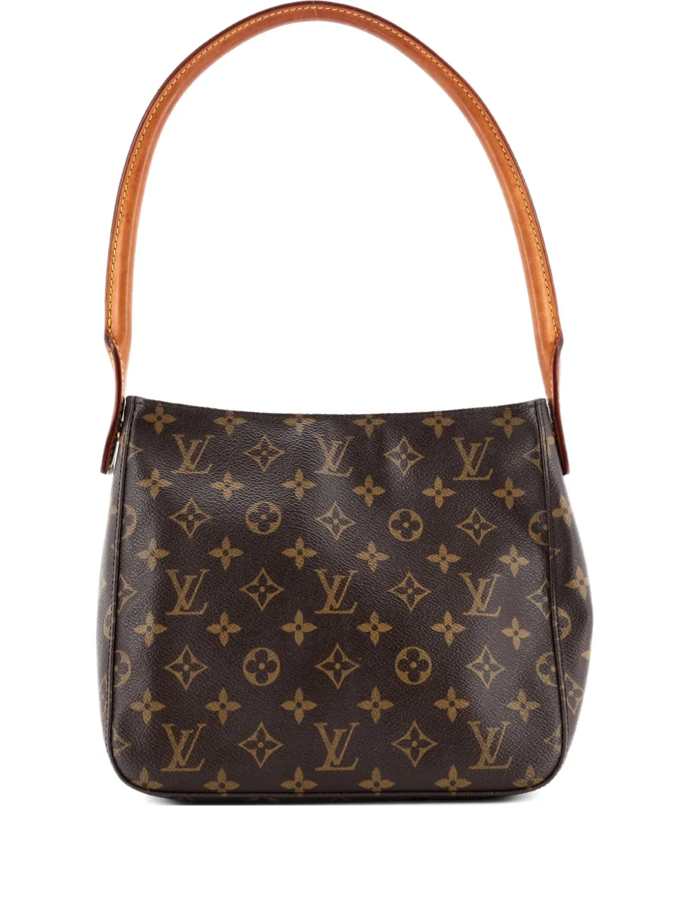 Louis Vuitton Pre-Owned Looping Handbag Monogram Canvas MM satchel - Marrone