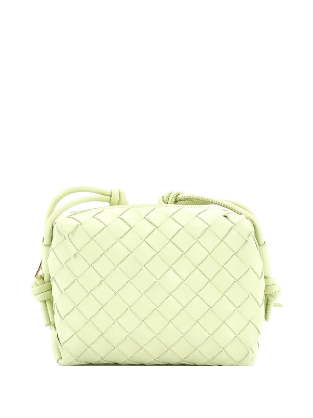 Bottega Veneta Pre-Owned Loop Intrecciato Nappa Mini crossbody bag | Green | Image 1