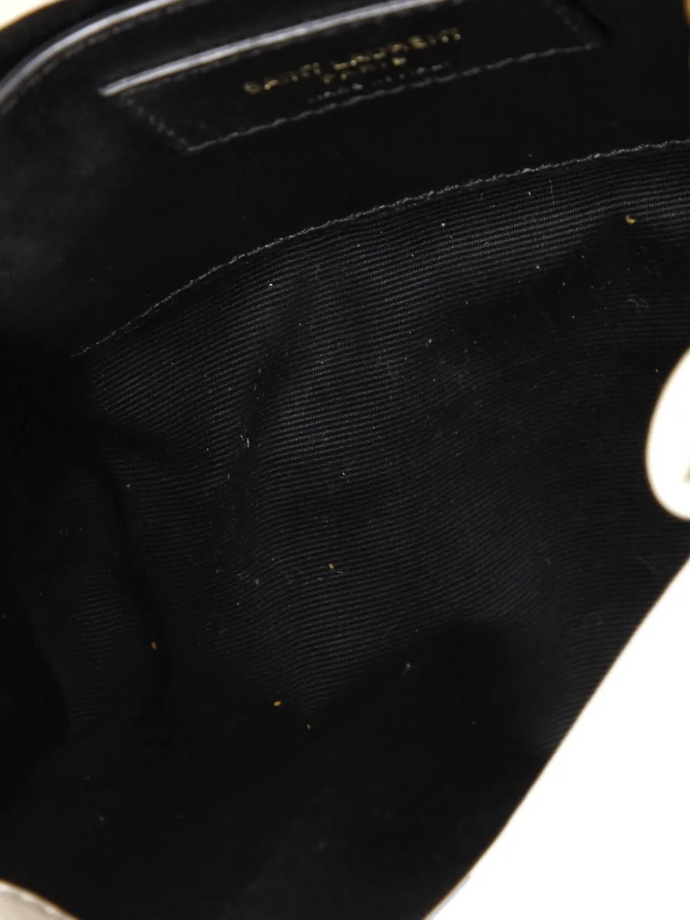 Pre-owned Saint Laurent Nolita Satchel Quilted Leather Mini Crossbody Bag In Neutral