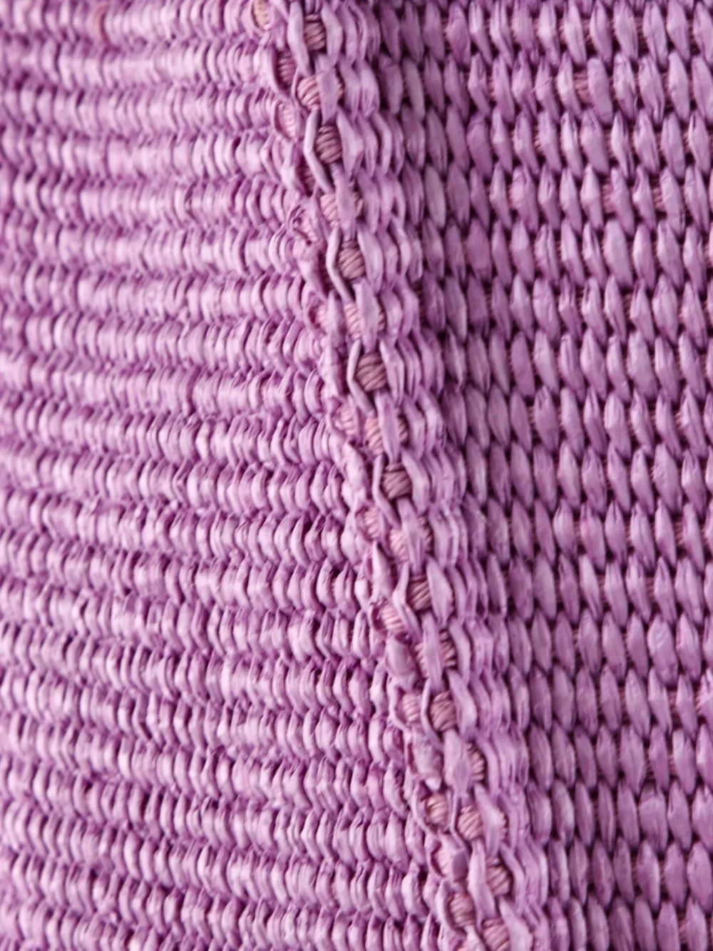 Pre-owned Givenchy G- Raffia Large Tote Bag In Purple