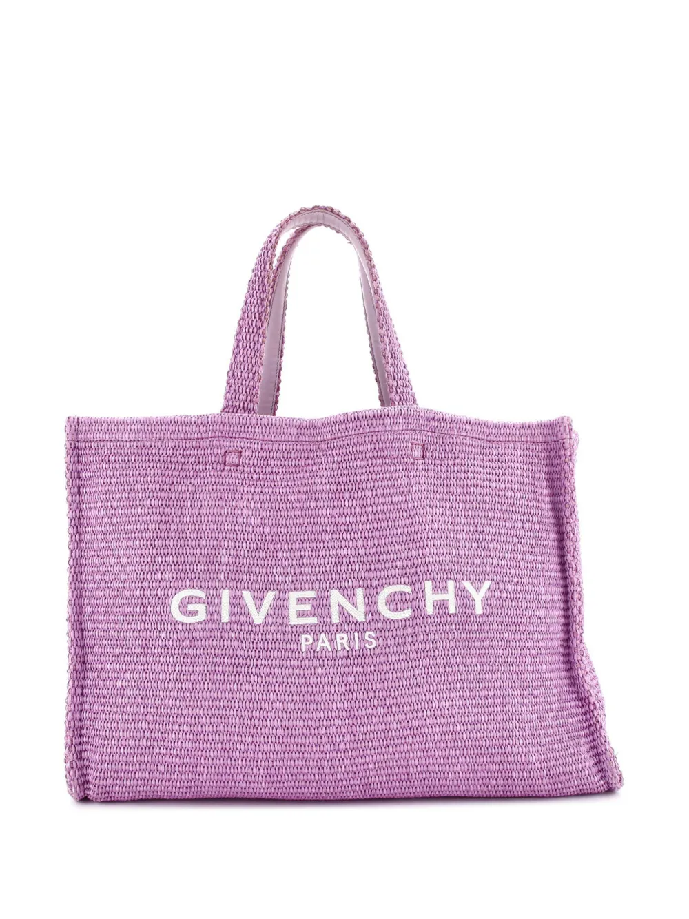 Givenchy Pre-Owned G- Raffia Large tote bag | Purple | Image 1