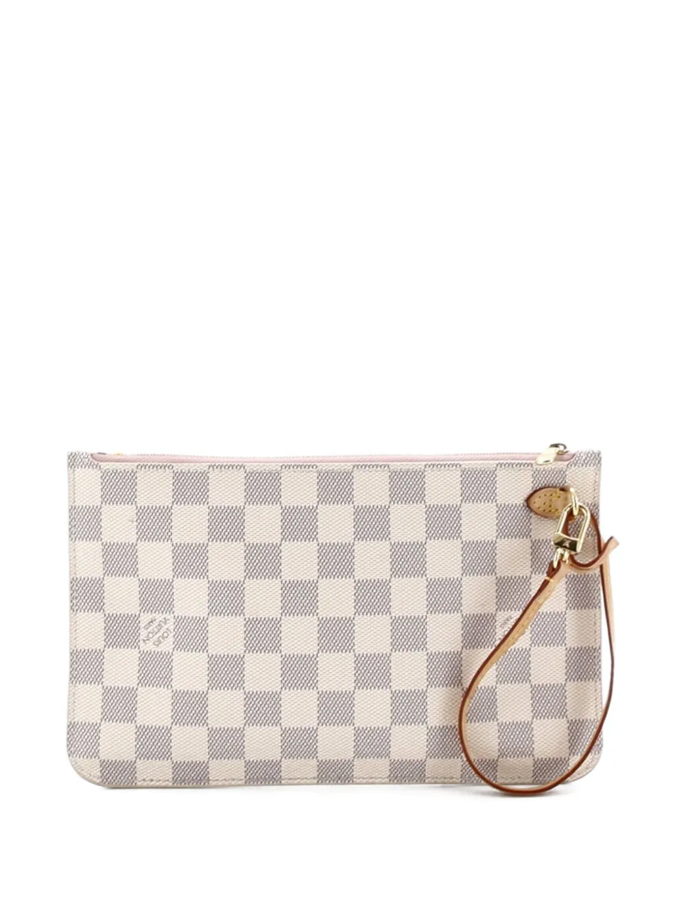 Louis Vuitton Pre-Owned Neverfull Pochette Damier Large pouch - Bianco