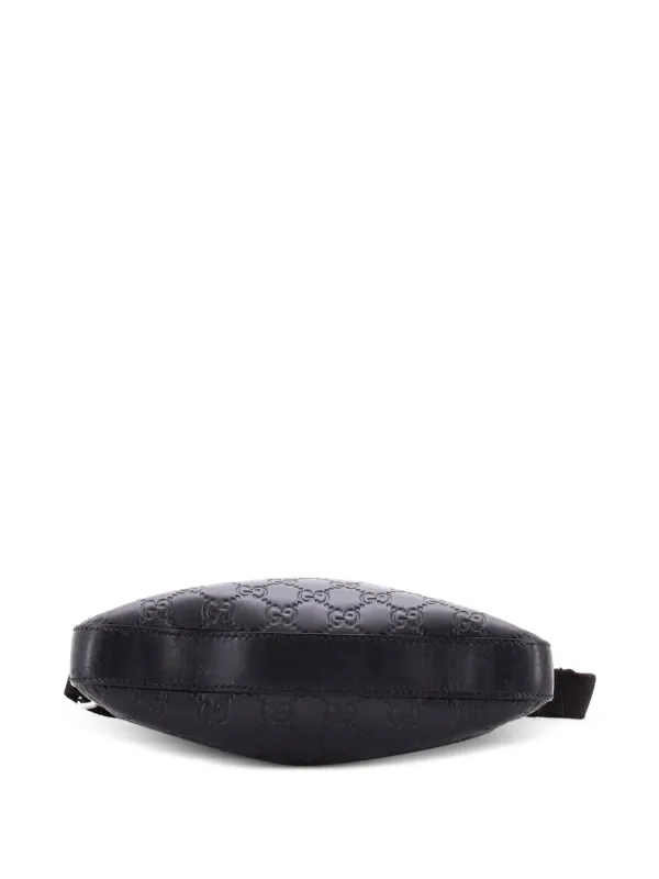 Gucci Pre-Owned シグネチャー ジップ メッセンジャー バッグ