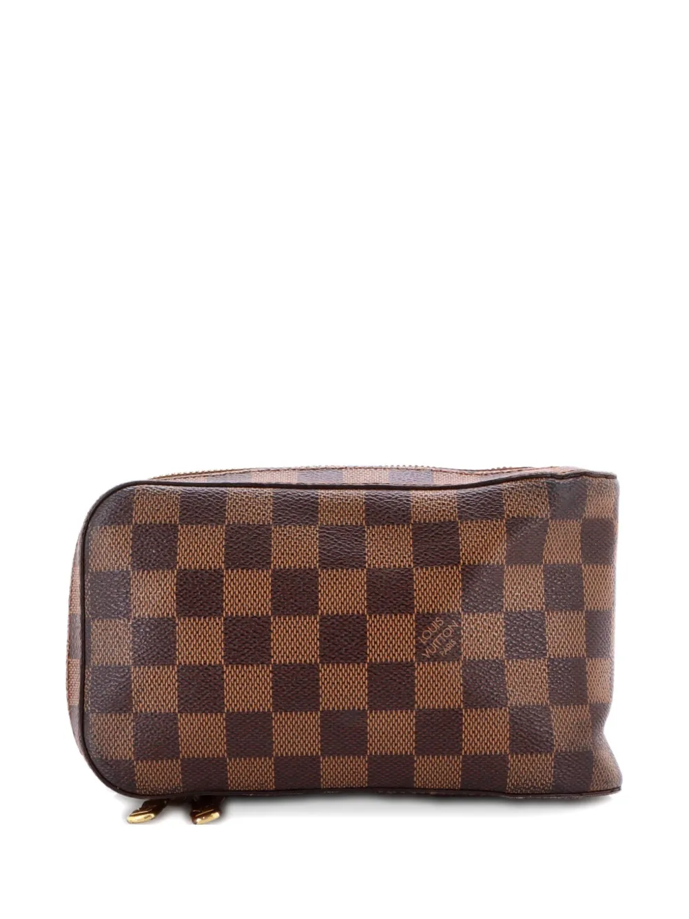 Pre-owned Louis Vuitton Geronimos Waist Bag Damier Belt Bag In Brown