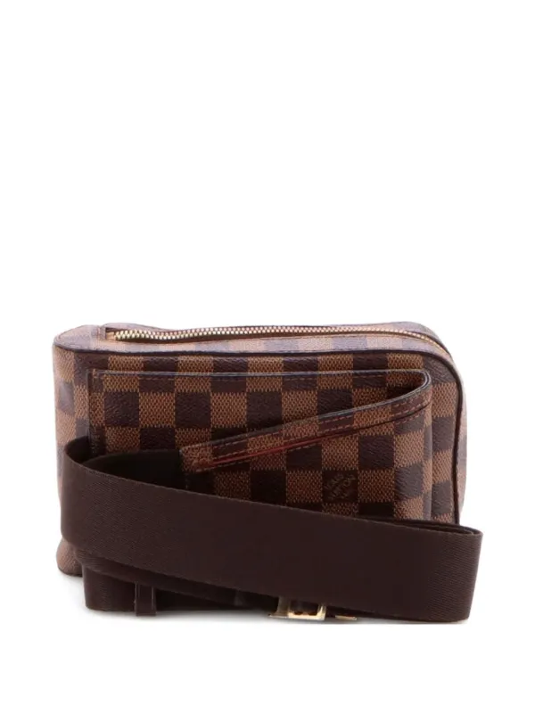 Louis Vuitton Pre-Owned ジェロニモス ウエストバッグ ダミエ ベルト 