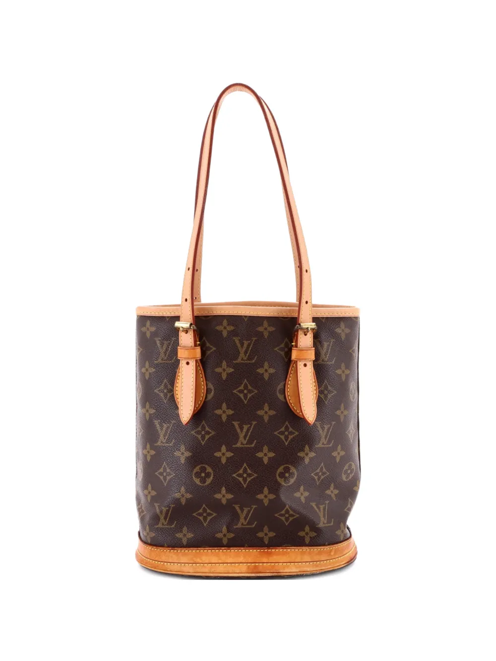Louis Vuitton Pre-Owned Petit Monogram Canvas bucket bag - Marrone