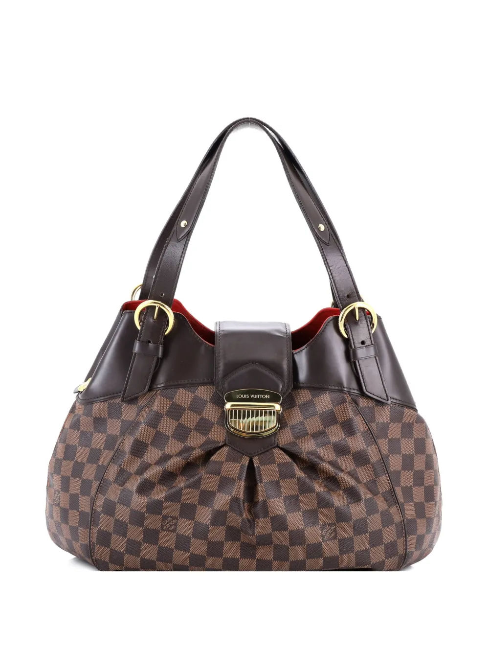 Louis Vuitton Pre-Owned Sistina Handbag Damier GM hobo bag - Marrone