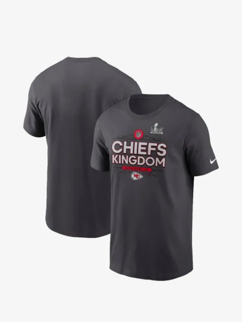 Nike x NFL Anthracite Kansas City Chiefs Super Bowl Local T-shirt