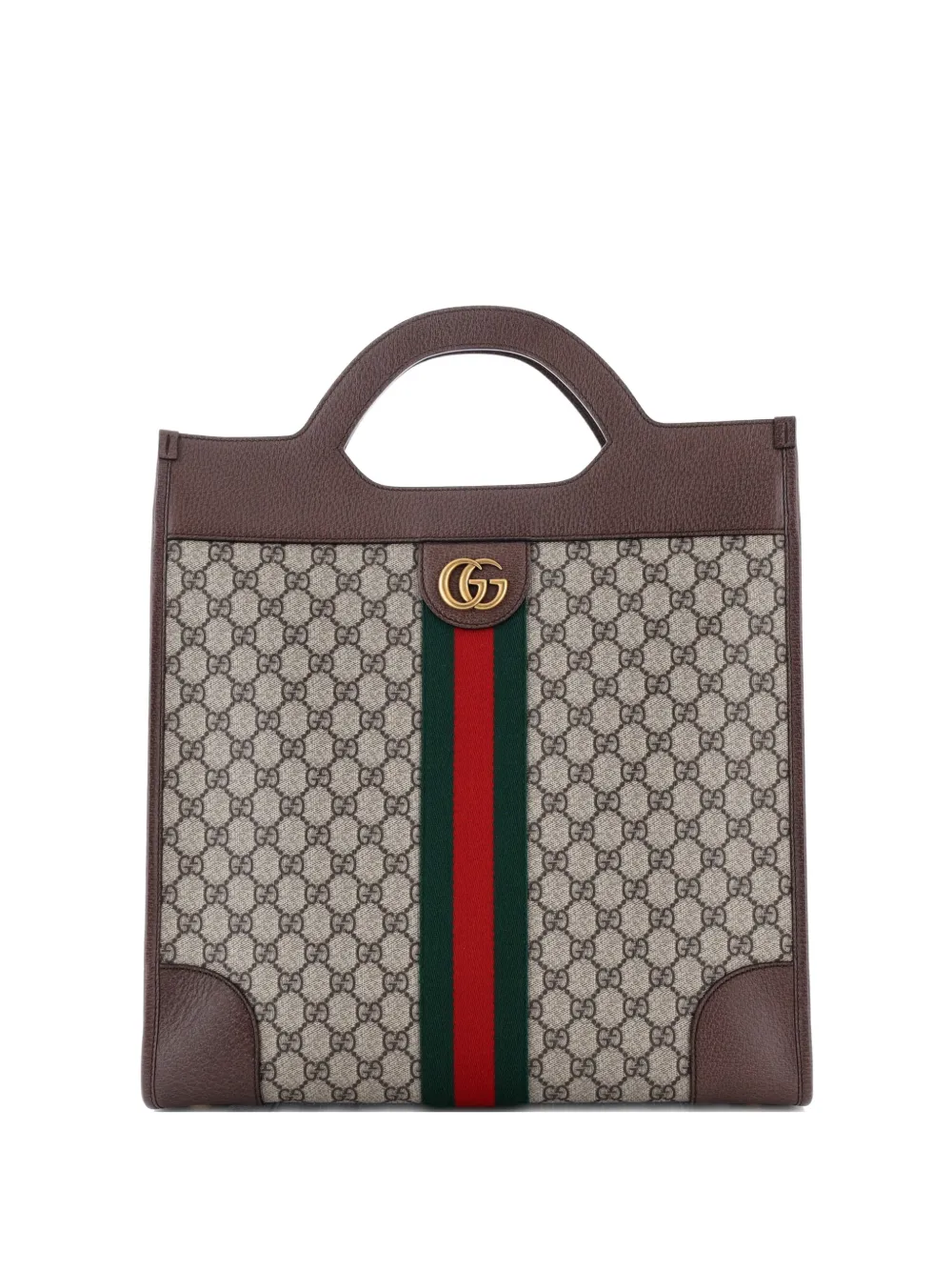 Gucci Pre-Owned Ophidia Cut Out Handle GG Coated Canvas Medium tote bag | marrón | Image 1