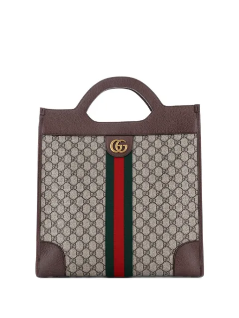 Gucci Pre-Owned Ophidia Cut Out Handle GG Coated Canvas Medium tote bag