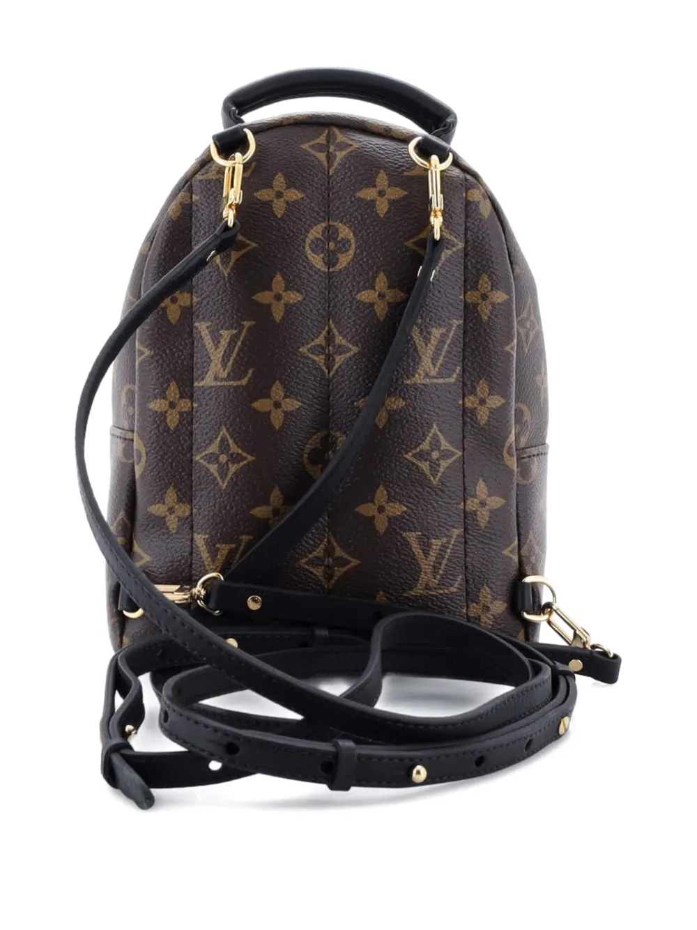 Pre-owned Louis Vuitton Palm Springs Monogram Canvas Mini Backpack In Brown