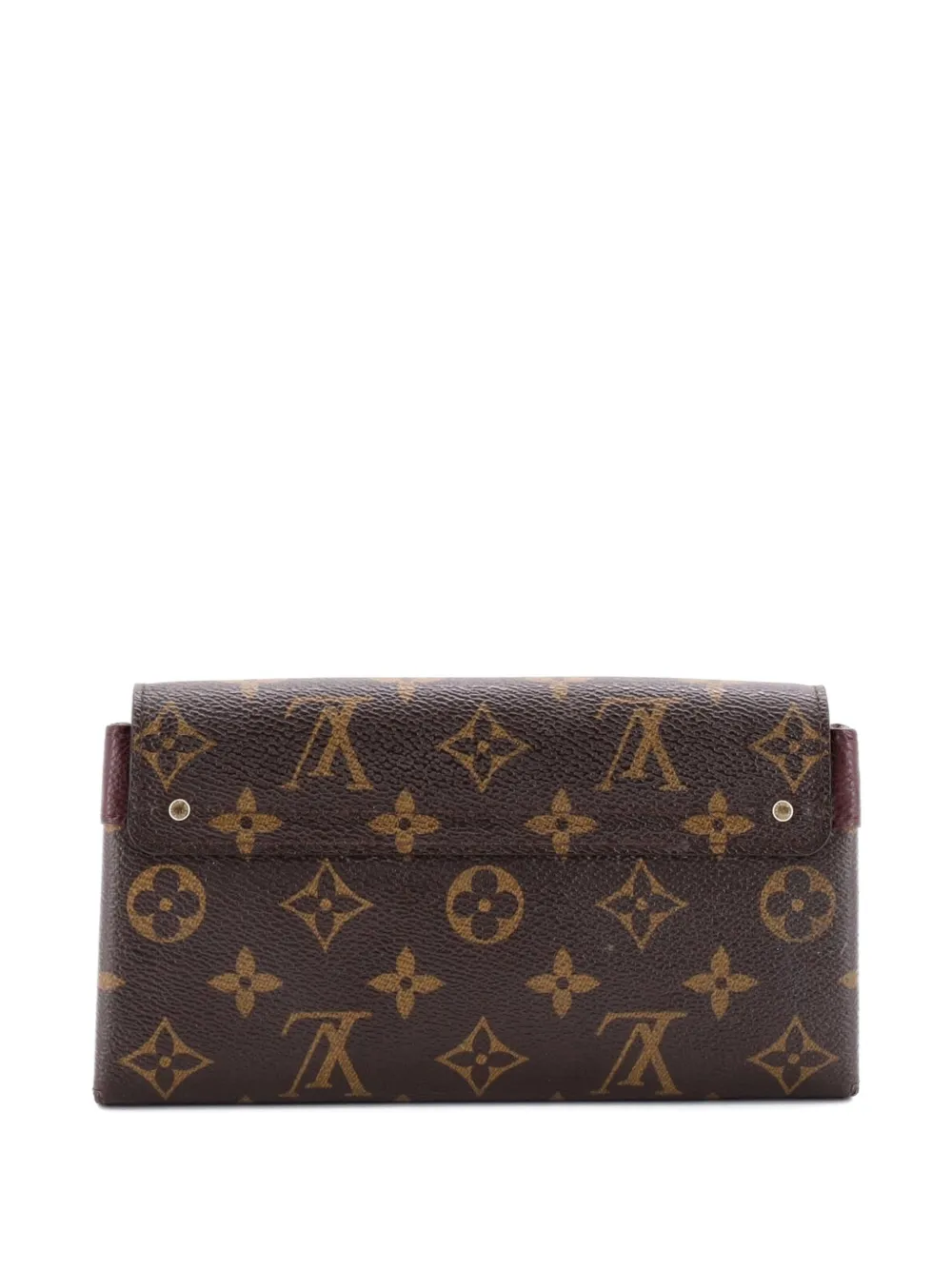 LOUIS VUITTON Pre-owned Elysee Wallet Monogram Canvas And Leather Small Wallets In Brown