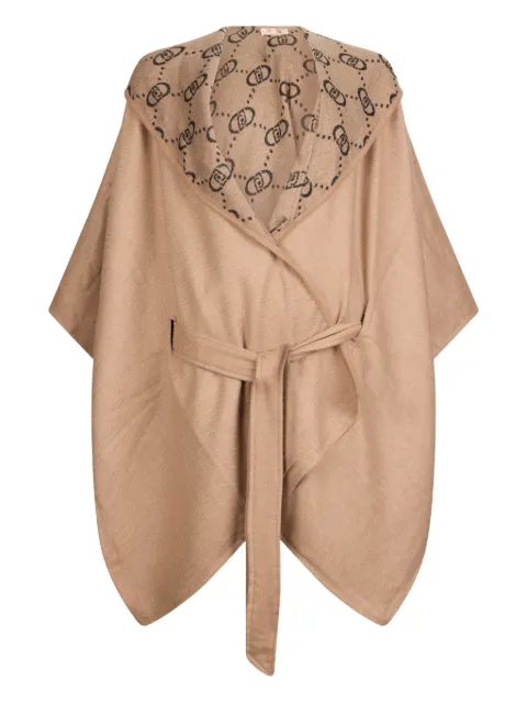 LIU JO hooded poncho