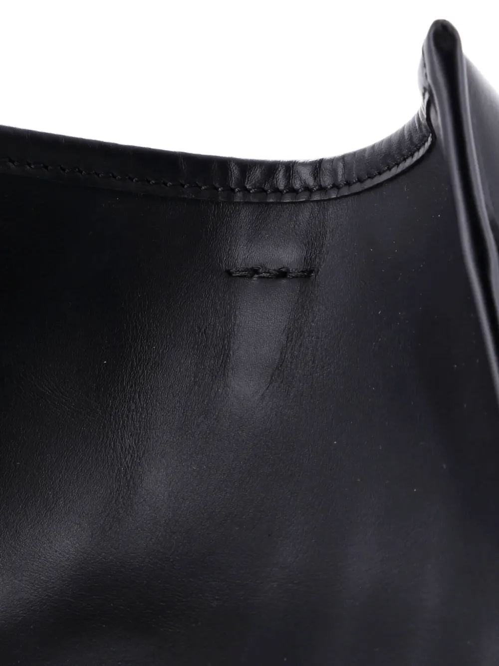 FENDI Pre-owned Sunshine Shopper Leather Large Tote Bag In Black