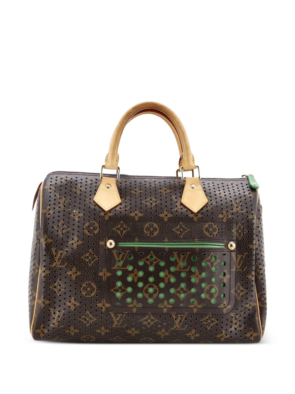 Louis Vuitton Pre-Owned Speedy Handbag Perforated Monogram Canvas 30 satchel - Braun