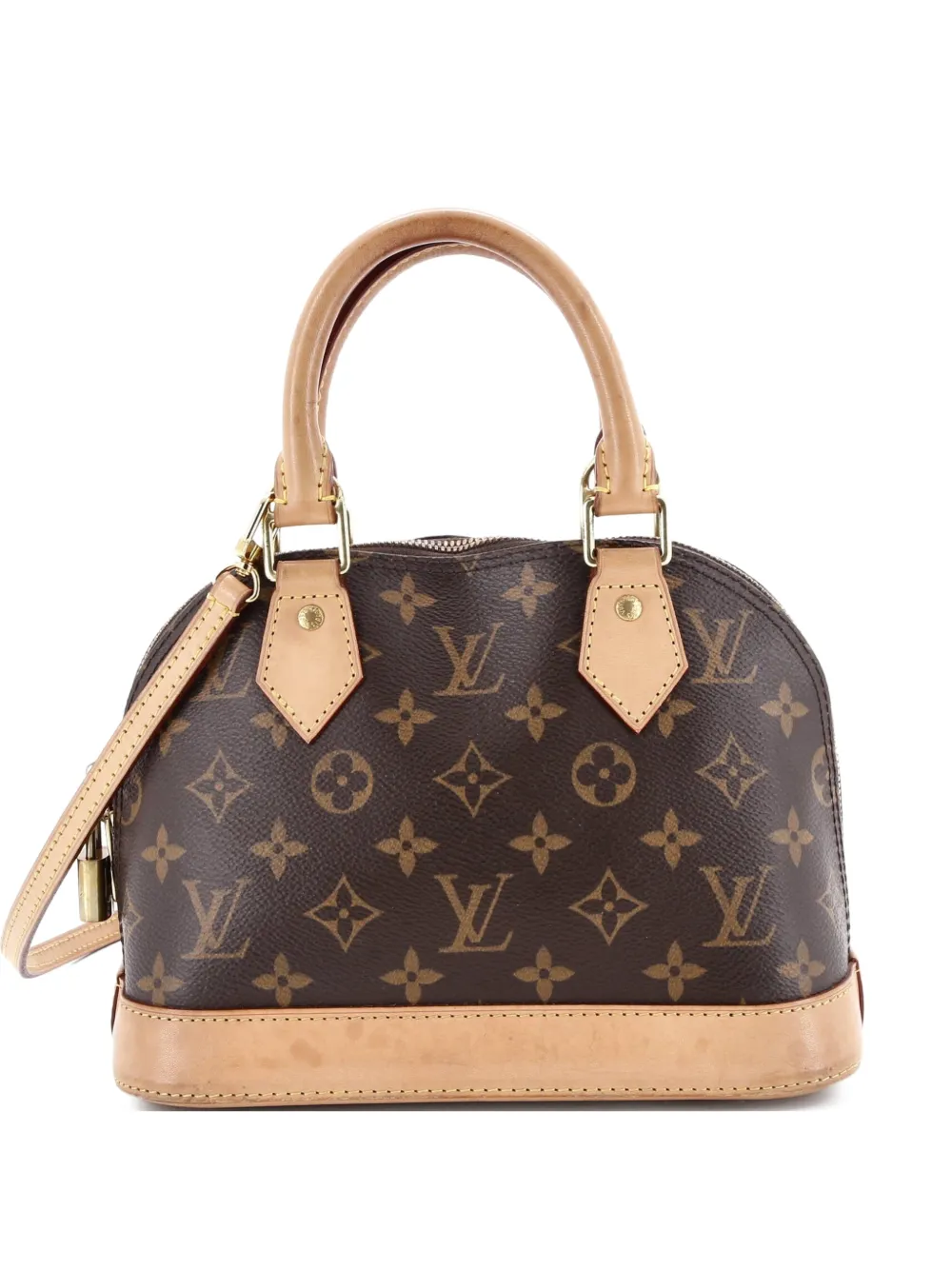 Louis Vuitton Pre-Owned Alma Handbag Monogram Canvas BB crossbody bag - Marrone