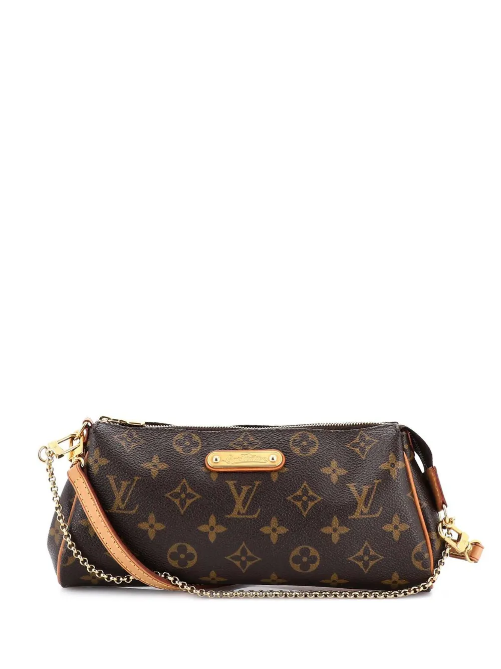 Louis Vuitton Pre-Owned Eva Handbag Monogram Canvas clutch bag | Brown | Image 1