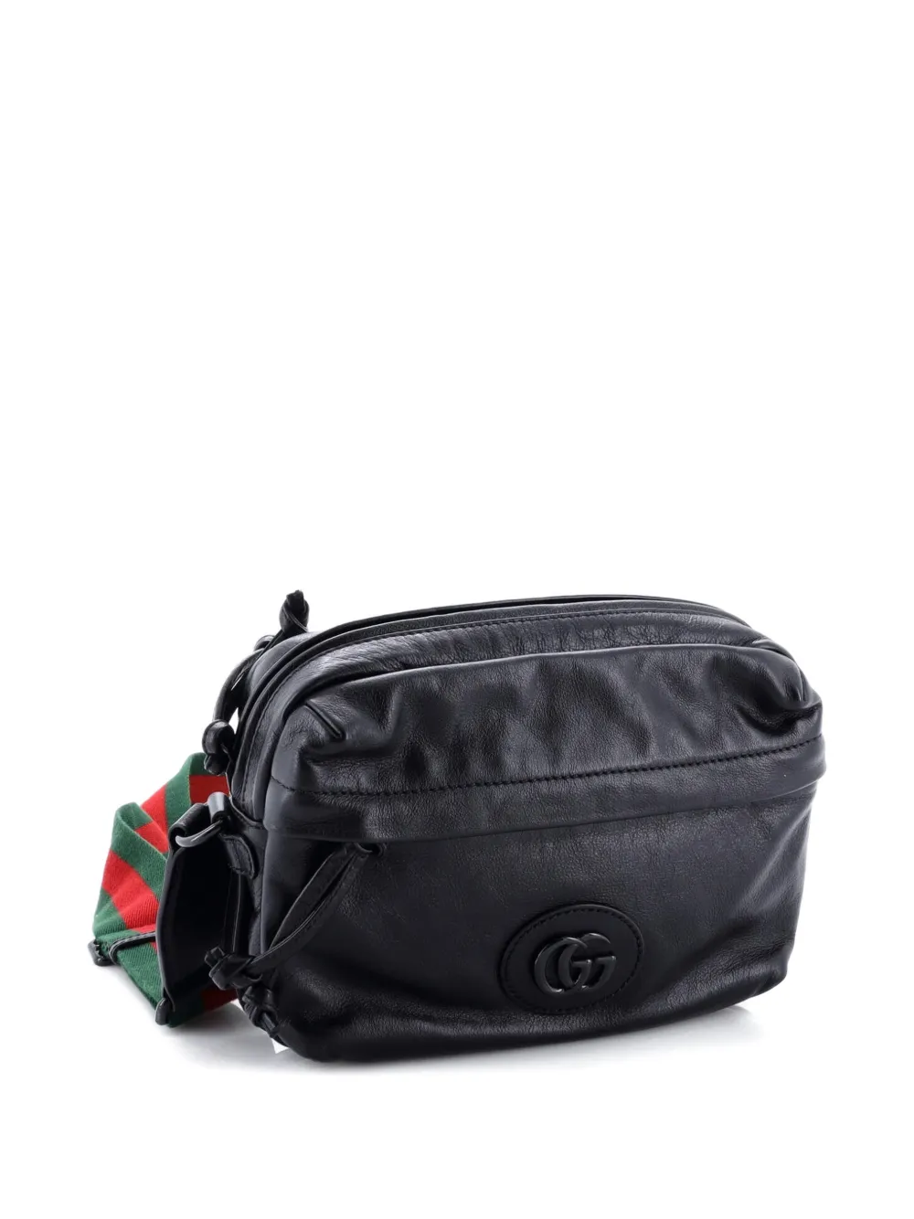 Tonal Double G Shoulder Bag Leather Crossbody Bag