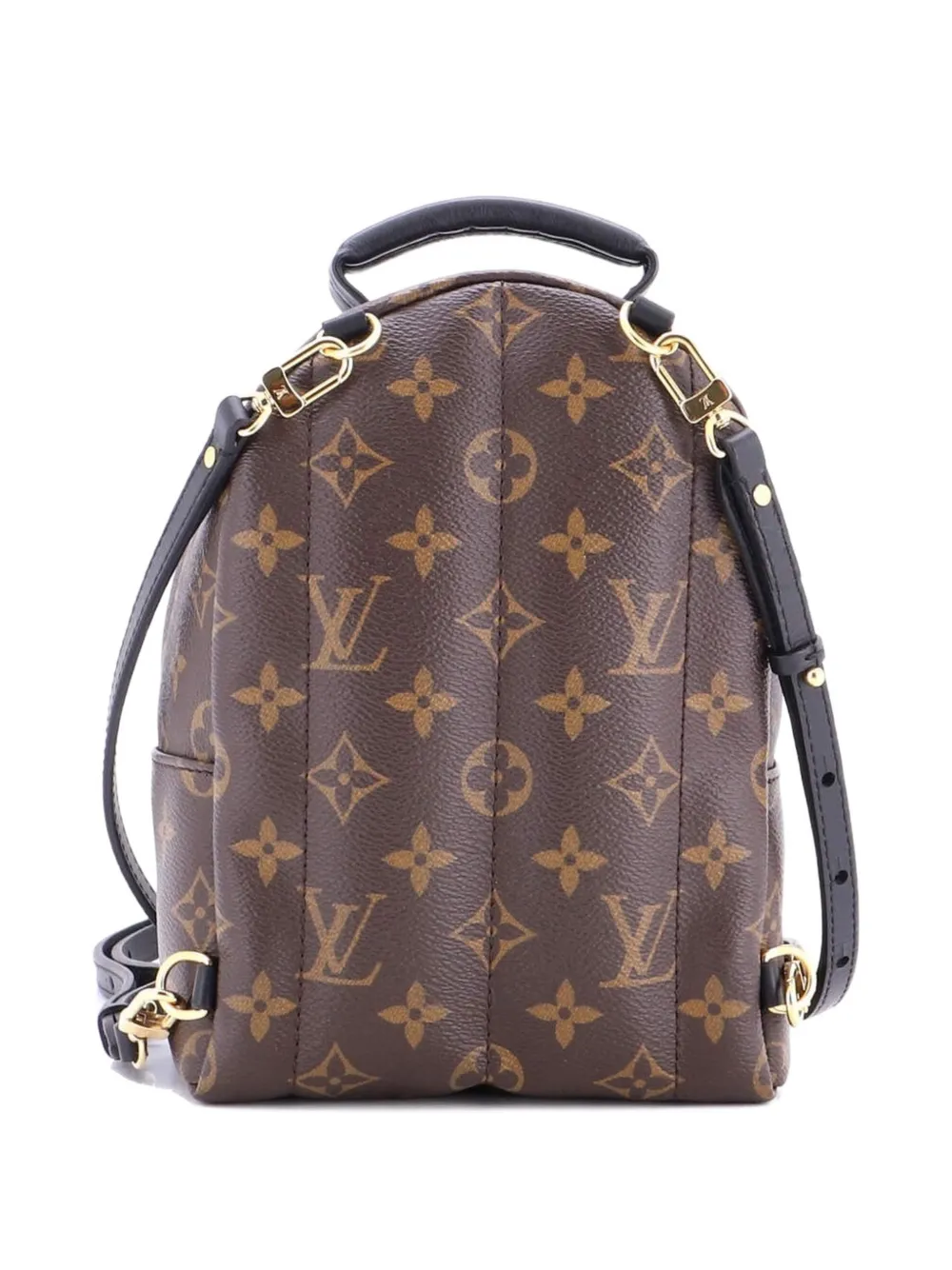 Pre-owned Louis Vuitton Palm Springs Reverse Monogram Canvas Mini Backpack In Brown