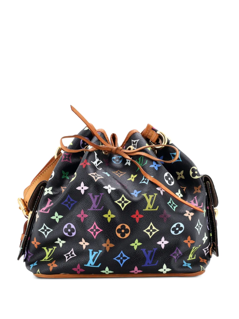 Louis Vuitton Pre-Owned Petit Noe Handbag Monogram Multicolor bucket bag - Nero