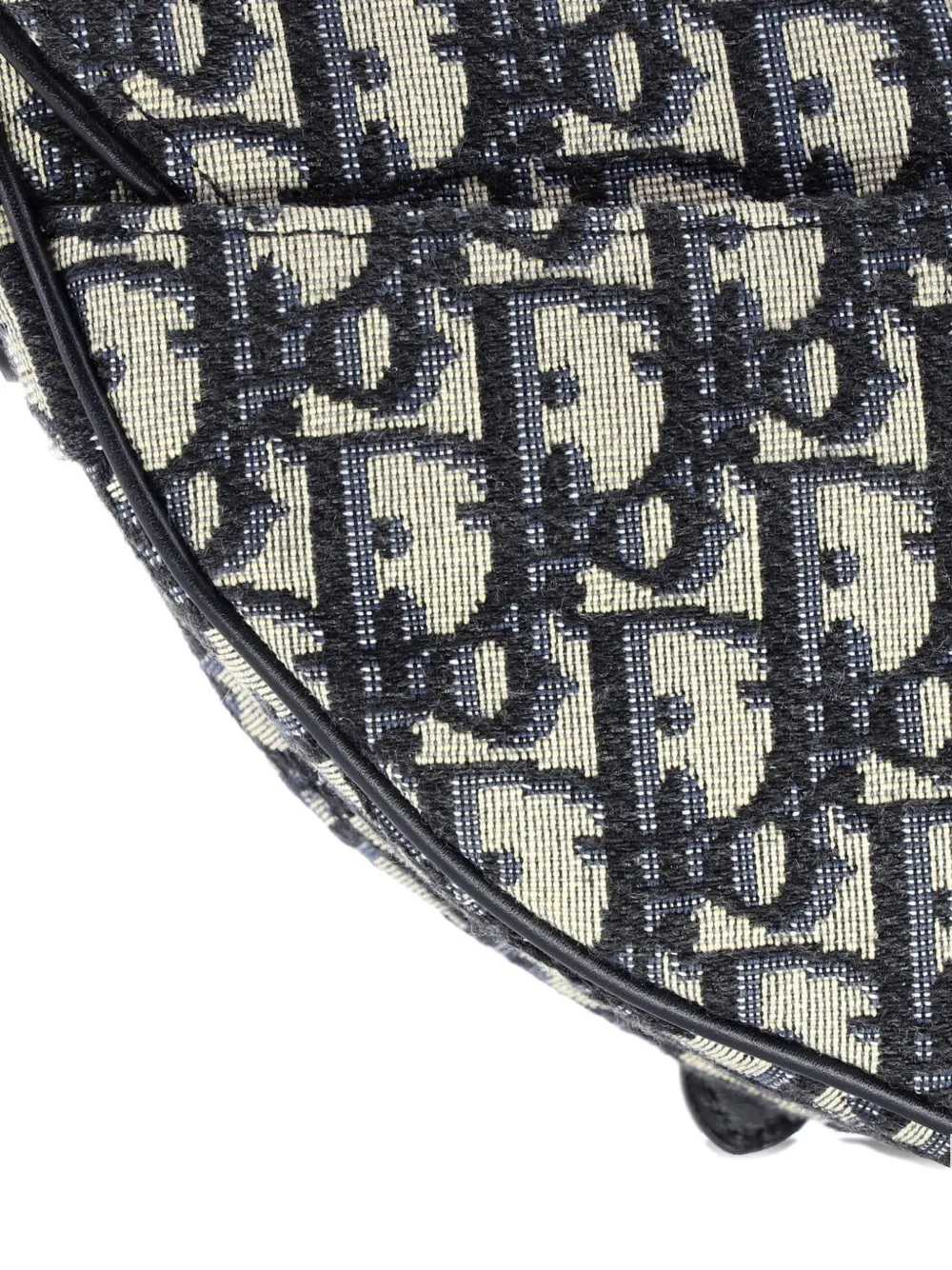 Christian Dior Pre-Owned Saddle Handbag Oblique Canvas Medium