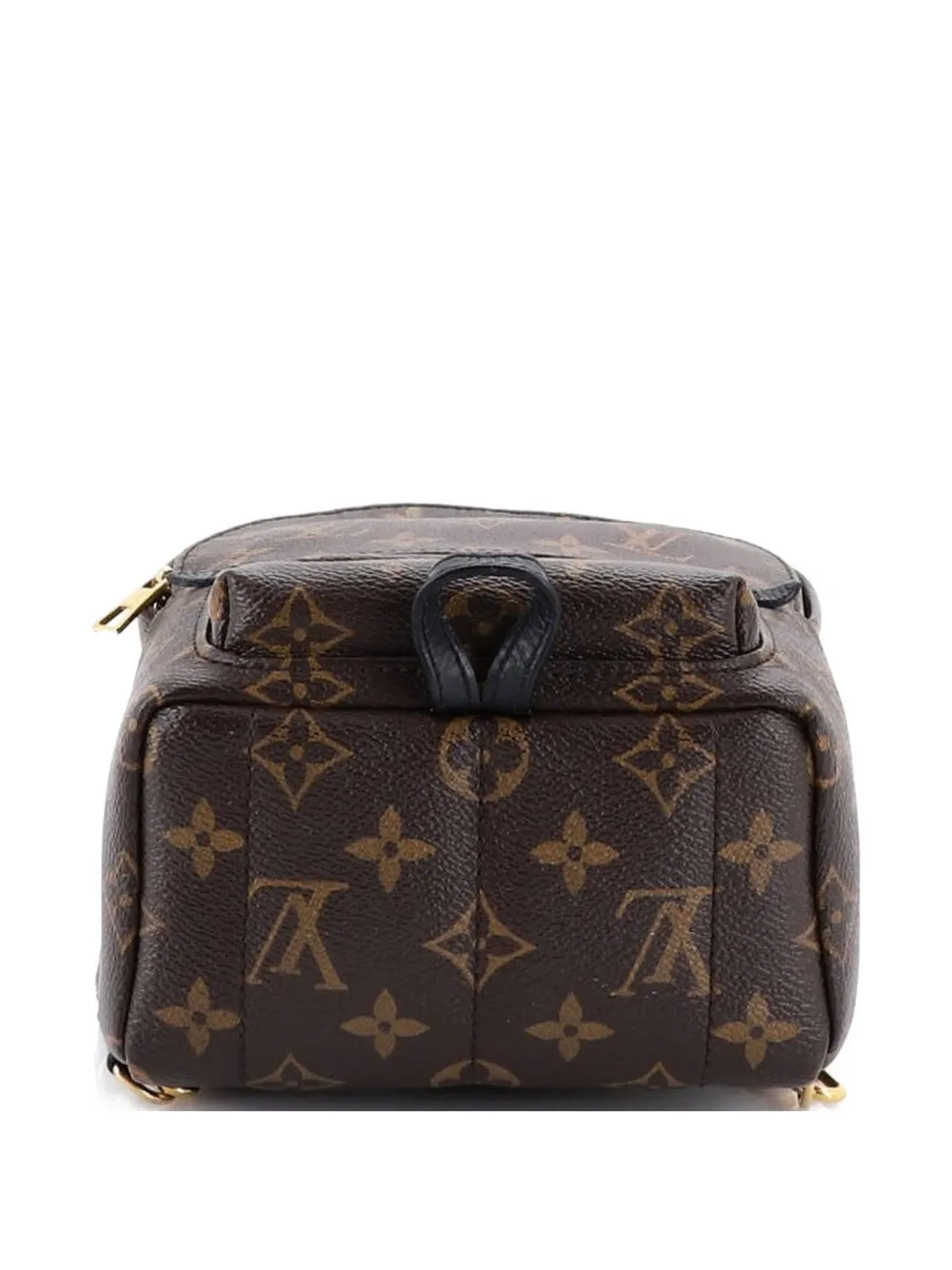 Pre-owned Louis Vuitton Palm Springs Monogram Canvas Mini Backpack In Brown