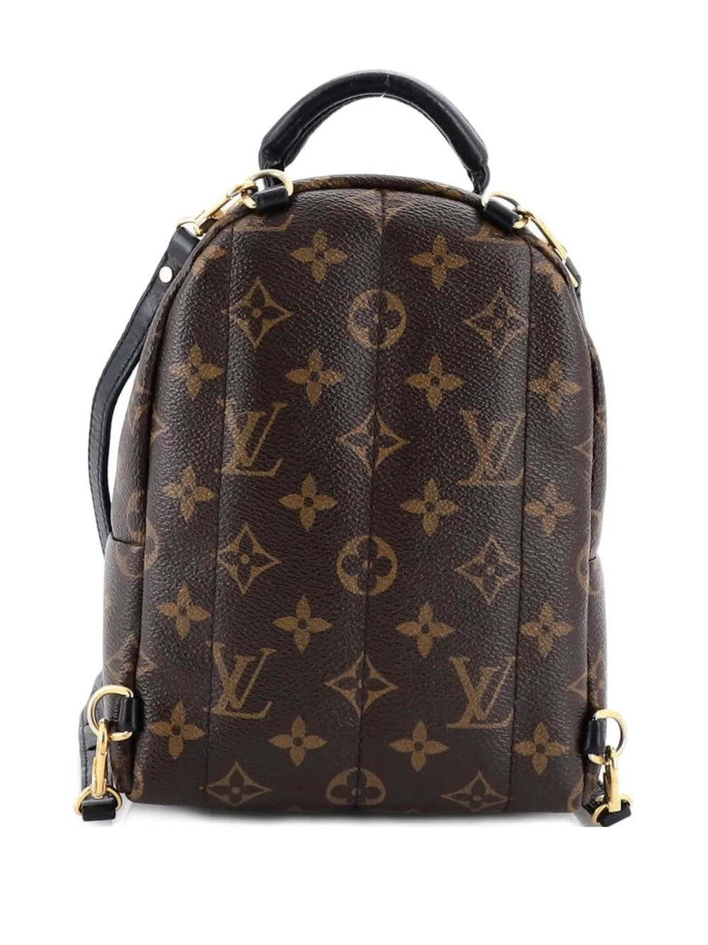 Pre-owned Louis Vuitton Palm Springs Monogram Canvas Mini Backpack In Brown