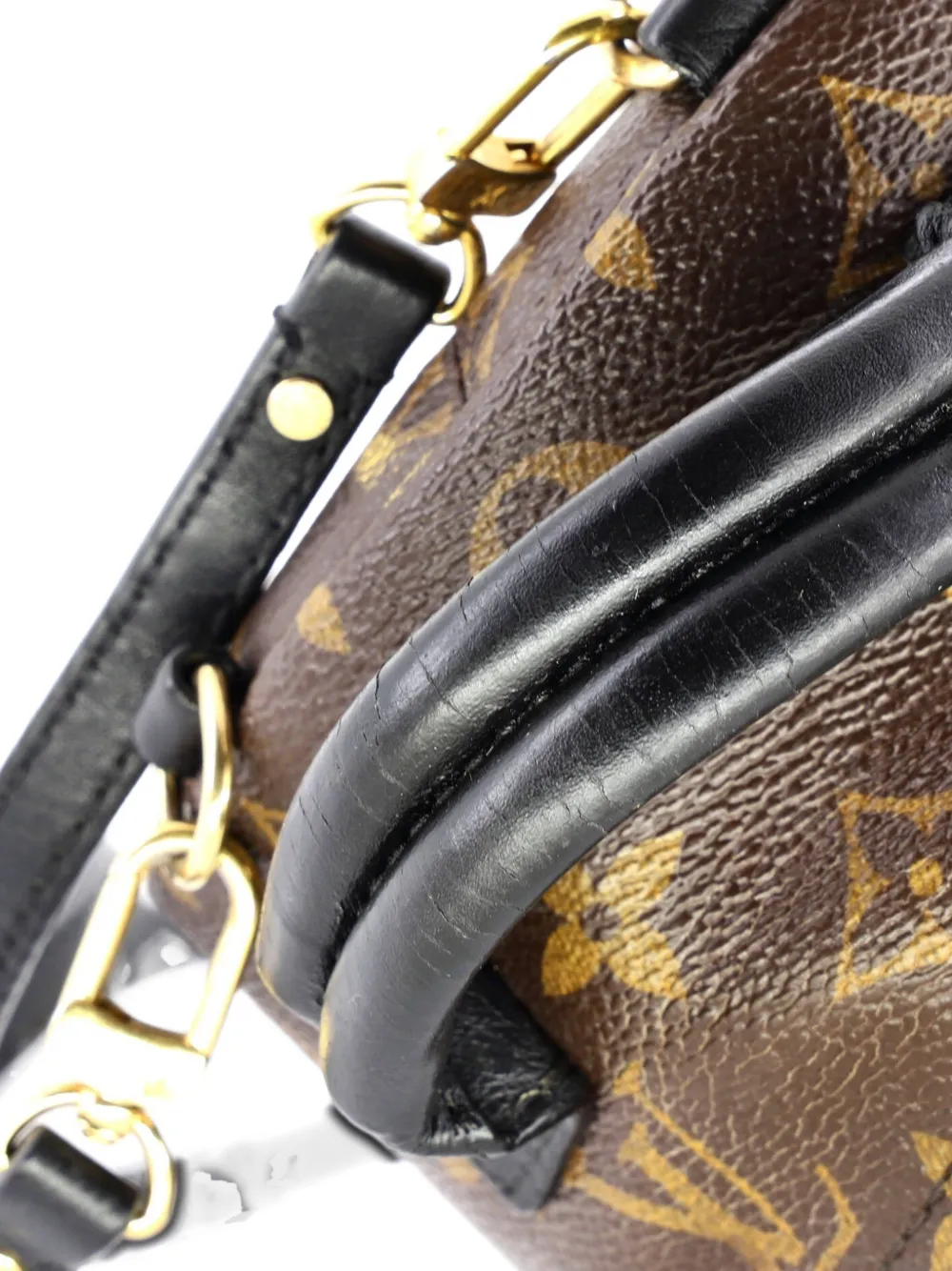 Pre-owned Louis Vuitton Palm Springs Monogram Canvas Mini Backpack In Brown