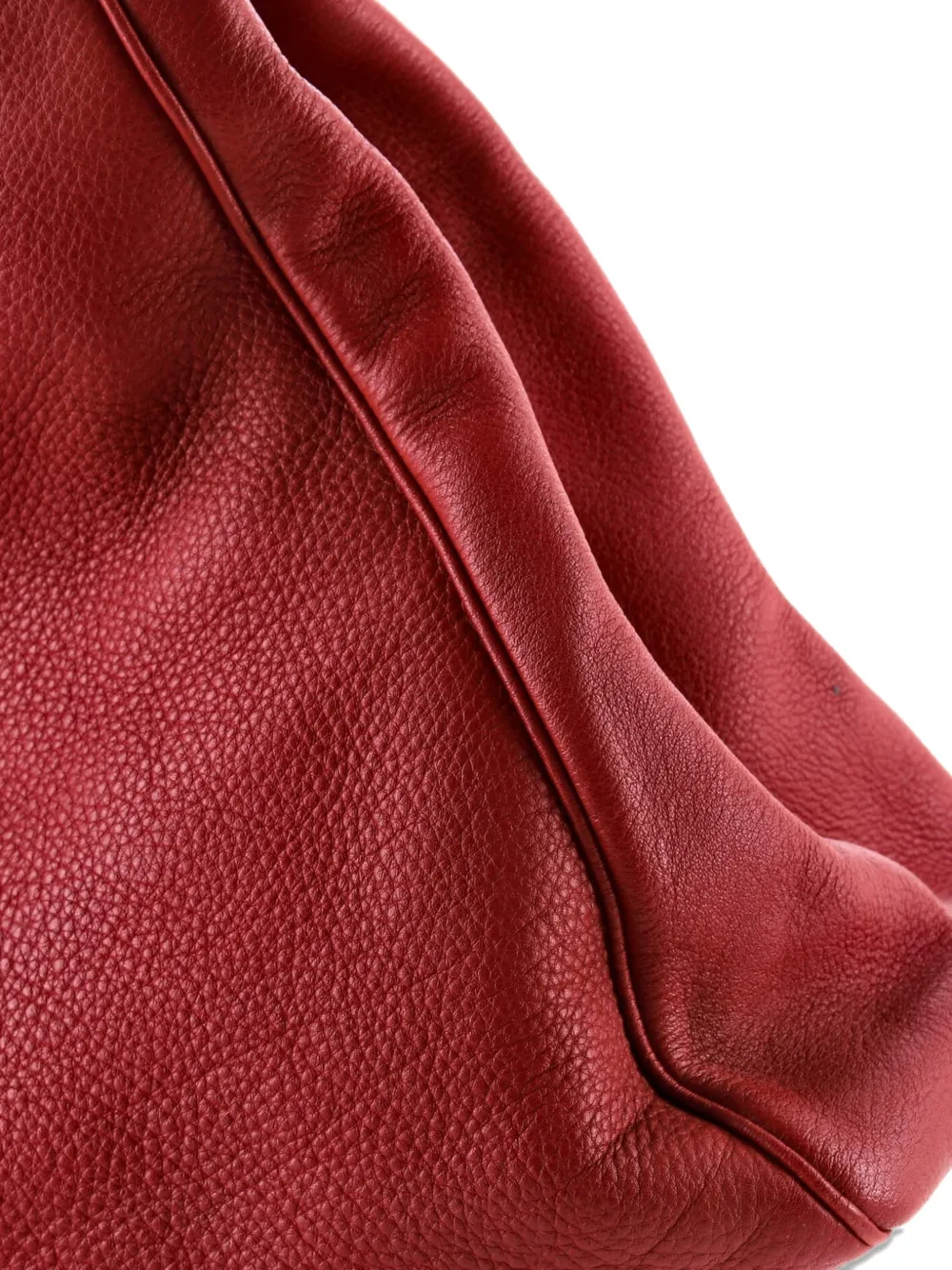 Bamboo Shopper Leather Large Tote Bag