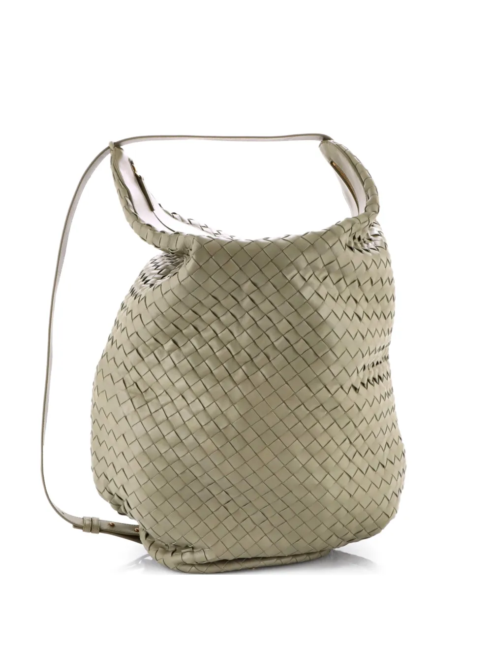 Bottega Veneta Pre-Owned Hop Bag Intrecciato Leather Extra Large tote bag - Verde