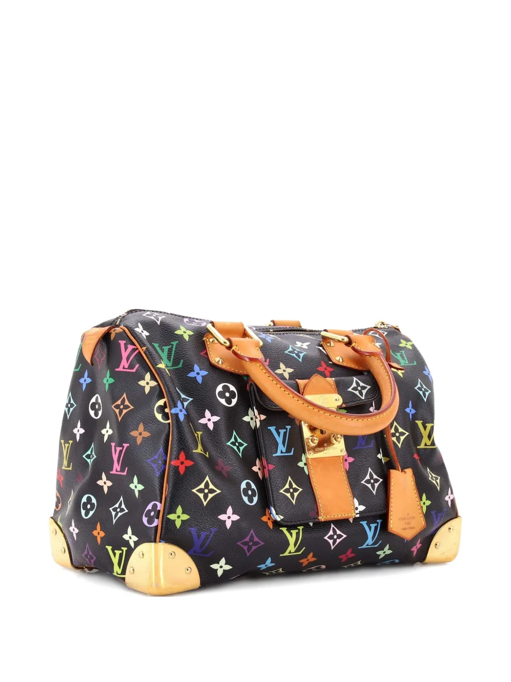 Louis Vuitton Pre-Owned Speedy Handbag Monogram Multicolor 30 satchel - Nero