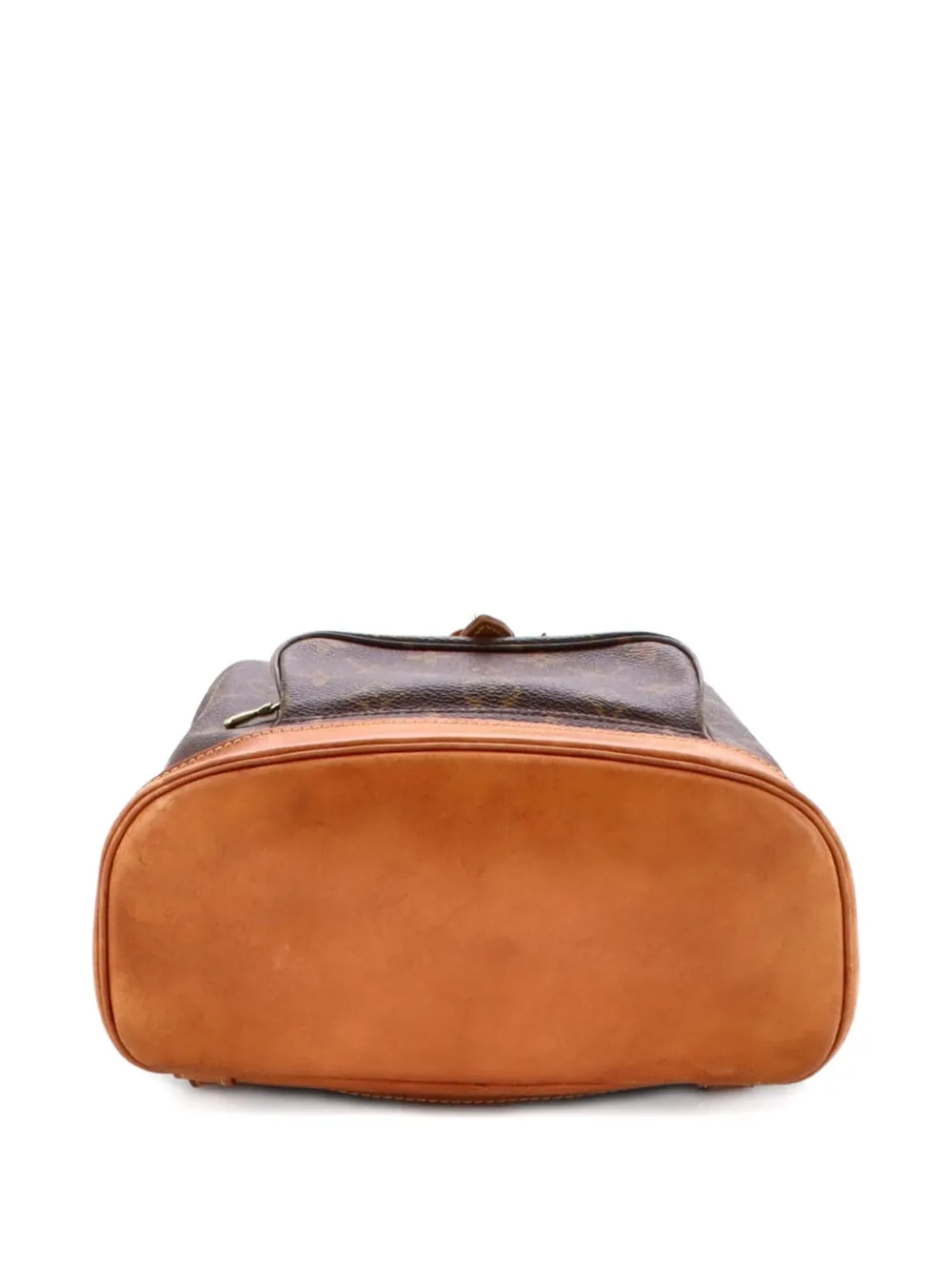 LOUIS VUITTON Pre-owned Vintage Montsouris Monogram Canvas Mm Backpack In Brown