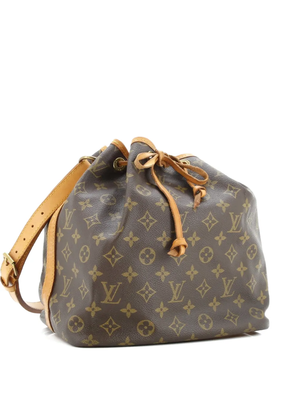 Louis Vuitton Pre-Owned Petit Noe Handbag Monogram Canvas bucket bag - Marrone