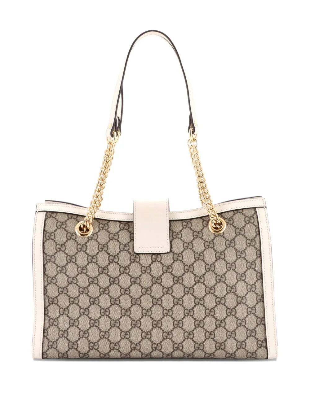 Gucci Pre-Owned Padlock Chain GG Coated Canvas with Leather Medium tote bag | Pre-Owned | Image 2