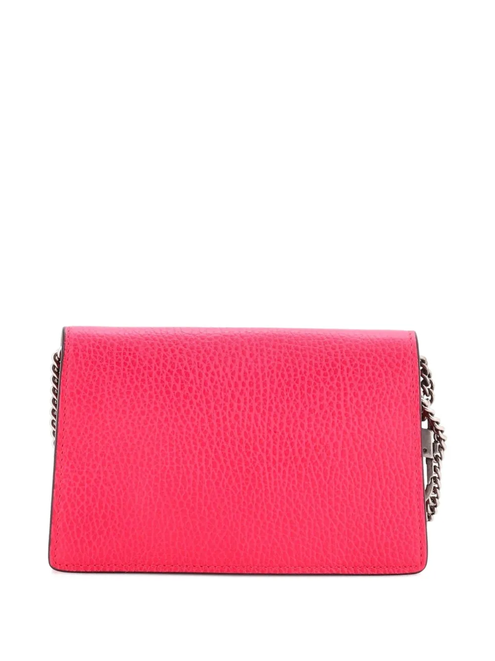 Pre-owned Gucci Dionysus Bag Leather Super Mini Clutch Bag In Pink