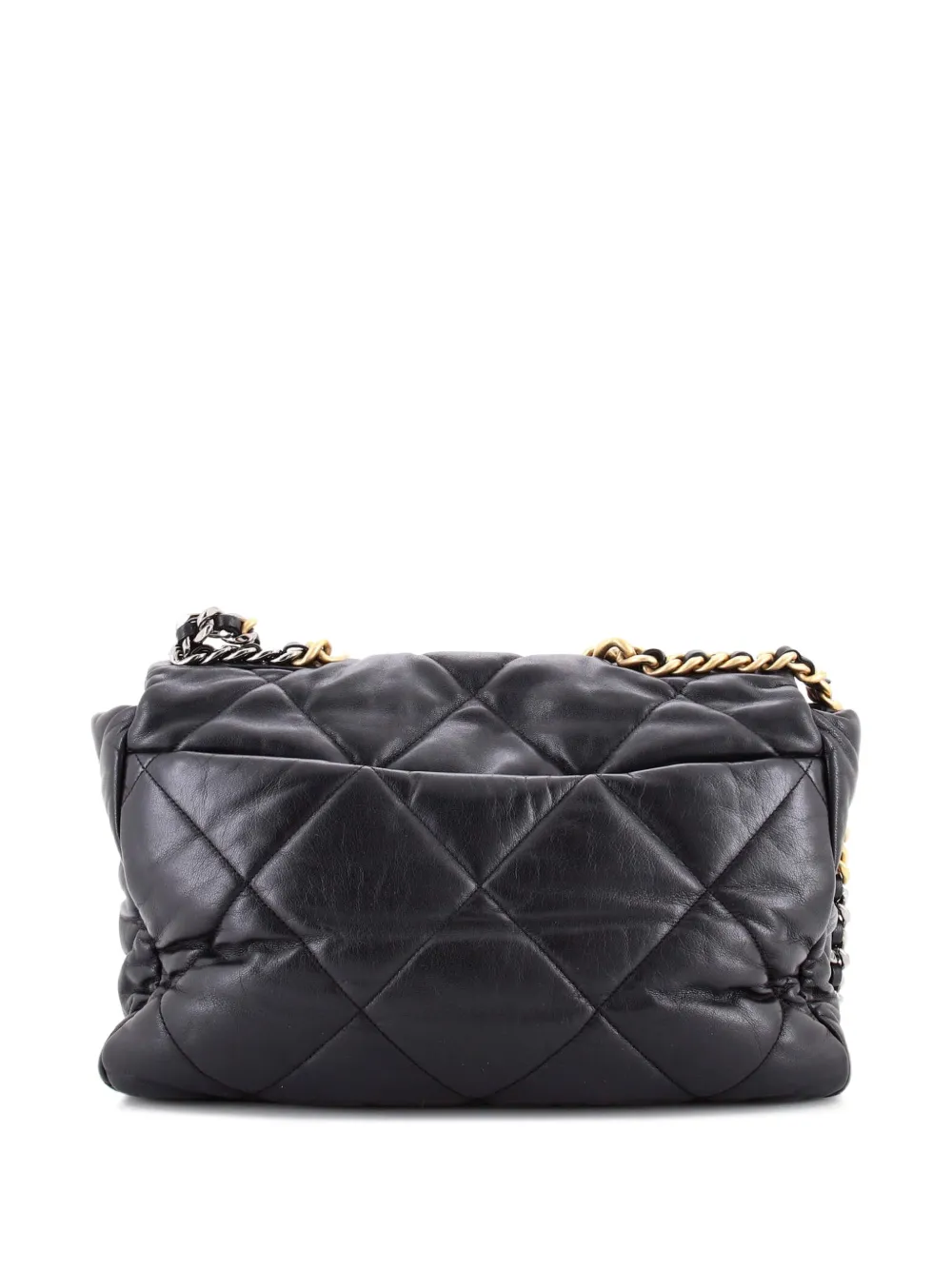 CHANEL 19 マキシ フラップ バッグ CHANEL Pre-Owned 19 フラップ バッグ マトラッセ レザー マキシ