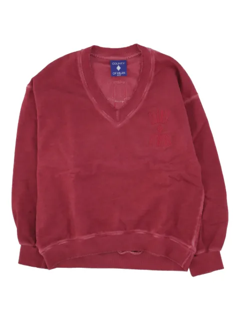 COUNTY OF MILAN KIDS V-neck sweater